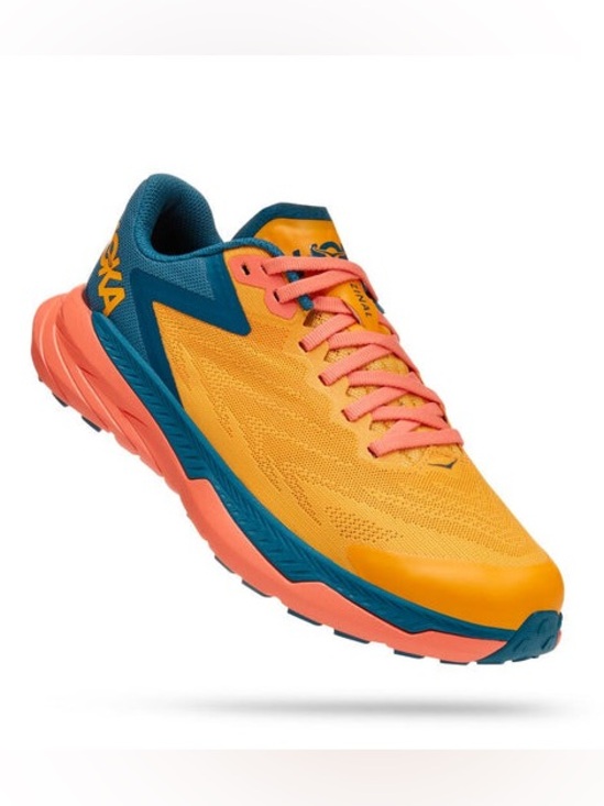 Hoka Shoes - EUC Hoka One One Womens Zinal 1119400 RYCM Orange Running Shoes Size 7